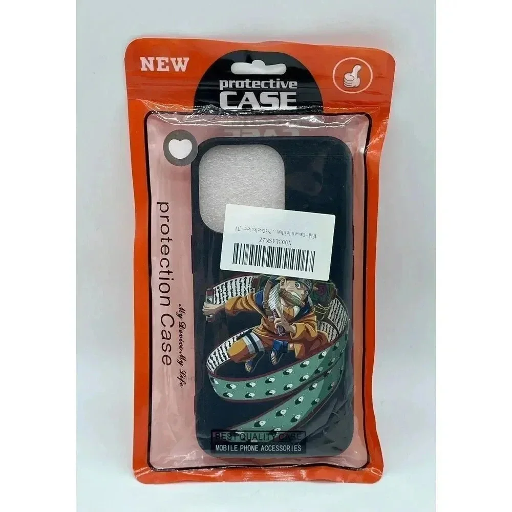Anime Naruto TPU Case for iPhone 11‎ Pro Soft Shockproof Black Naruto Graphics